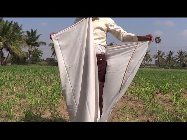 How to wear Dhoti simply & quickly? வேஷ்டி கட்டுதல் தமிழ்நாடு முறை