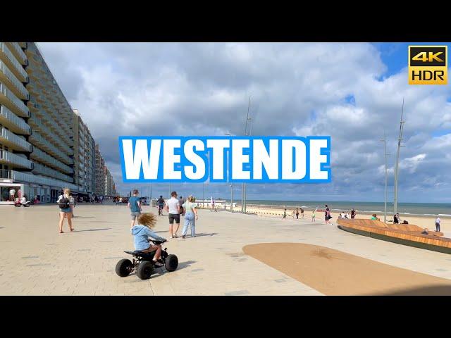 Westende Belgium  Walking tour ️ 4K HDR