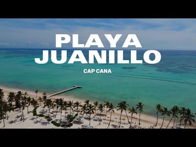 Volamos sobre Playa Juanillo en Cap Cana Republica Dominicana