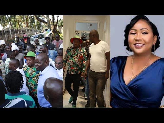 DRAMA AS MIKE SONKO AND ANGRY YOUTHS STORM A NAIROBI CLINIC WHERE LUCY DIED WHILE UNDERGOING SURGERY