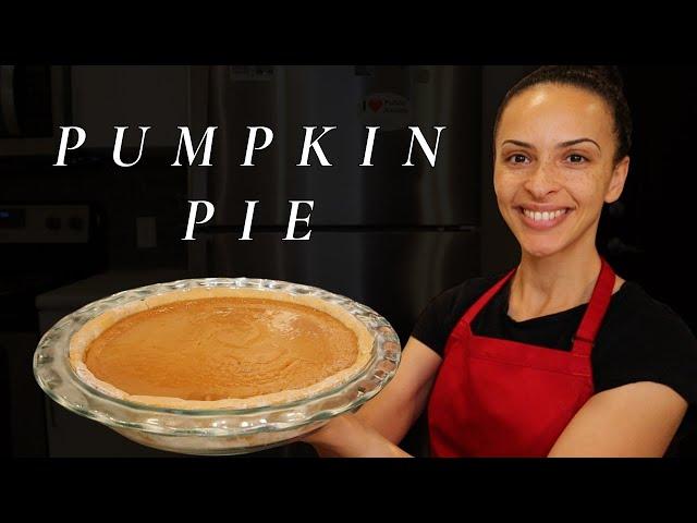 VEGAN PUMPKIN PIE (also GF) // Thanksgiving 2024 