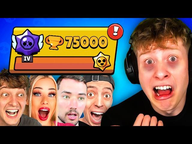 YOUTUBER bestimmen 24 Stunden mein LEBEN in Brawl Stars! (75.000 PUSH...)