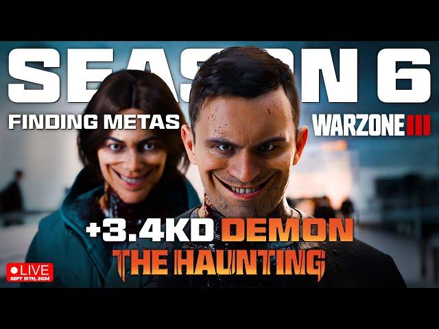  LIVE - THE HAUNTING IN WARZONE | +3.4KD DEMON | DTIR 30-06 NERF | Black Ops 6 Hype