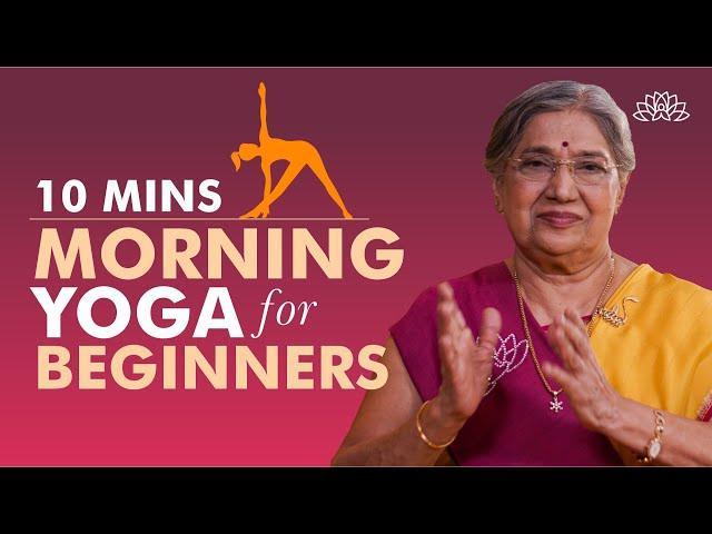 10-Min Easy Morning Yoga Flow for Beginners | Full Body Yoga Stretches | Strength & Energy Boost