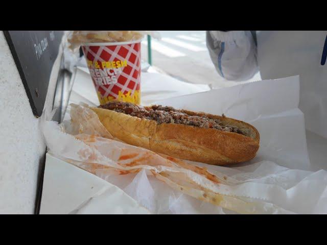 Real Deal Cheesesteak at "The Fresh Works" located in South Philly