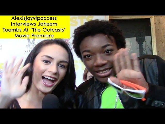 Jaheem Toombs Interview With Alexisjoyvipaccess - The Outcasts Premiere