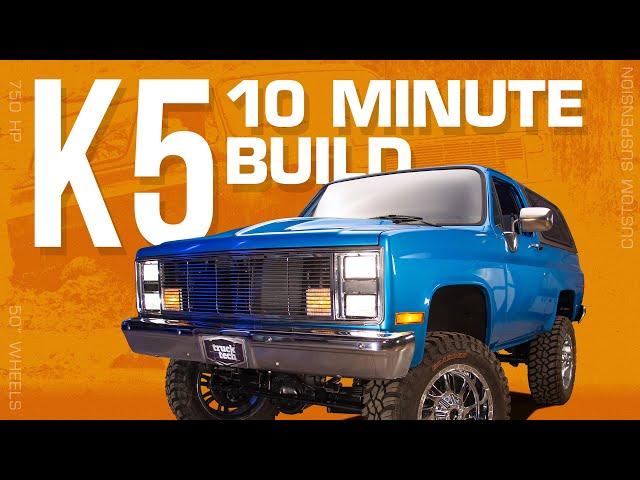 Rebuilding a Chevy K5 Blazer in 10 Minutes!