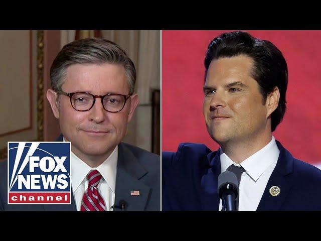 Speaker Johnson reveals how Matt Gaetz's resignation can 'help' Republicans