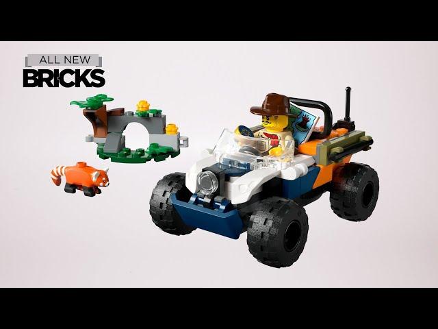 Lego City 60424 Jungle Explorer ATV Red Panda Mission Speed Build