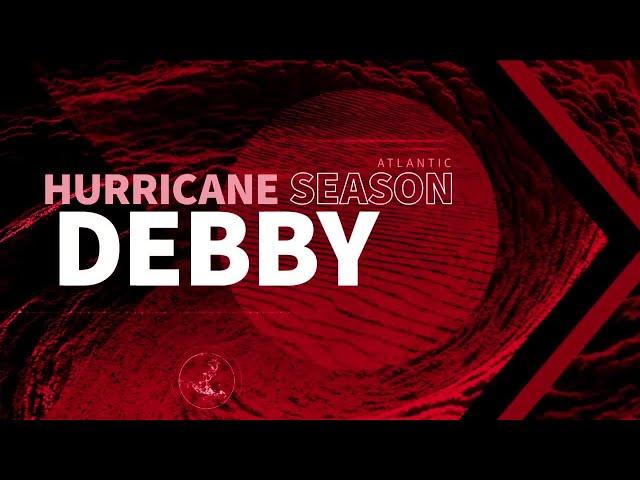 Hurricane Debby moves through Florida's Big Bend and South Georgia