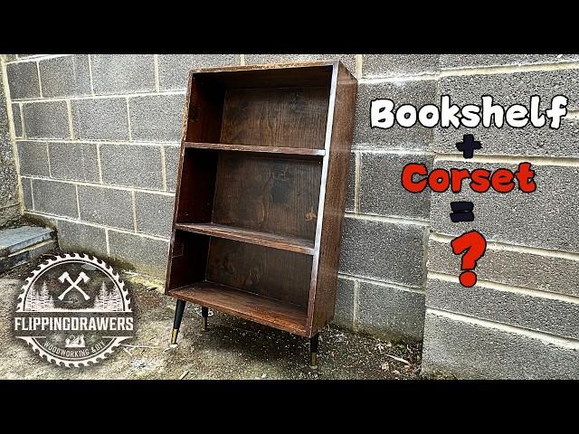 Corset lace bookcase thingy restoration 