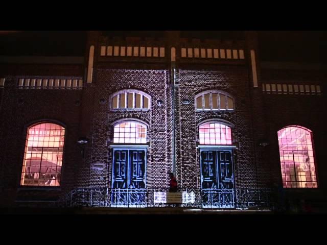 Projection Mapping Extraschicht 2015 Moers - Schwarzes Gold