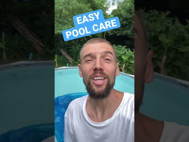 Easy pool care in under 60 seconds! #Shorts #IntexPool￼￼