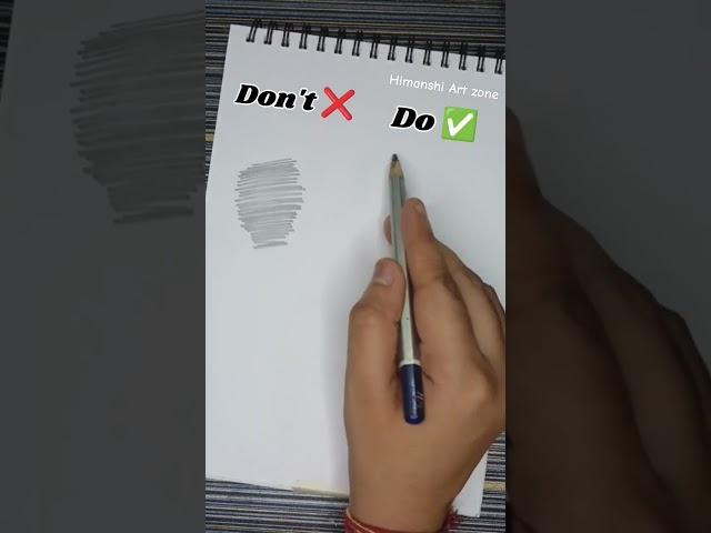 how to shade with a pencil | shading techniques #shorts #youtuber #viral #art #shading #video #tips