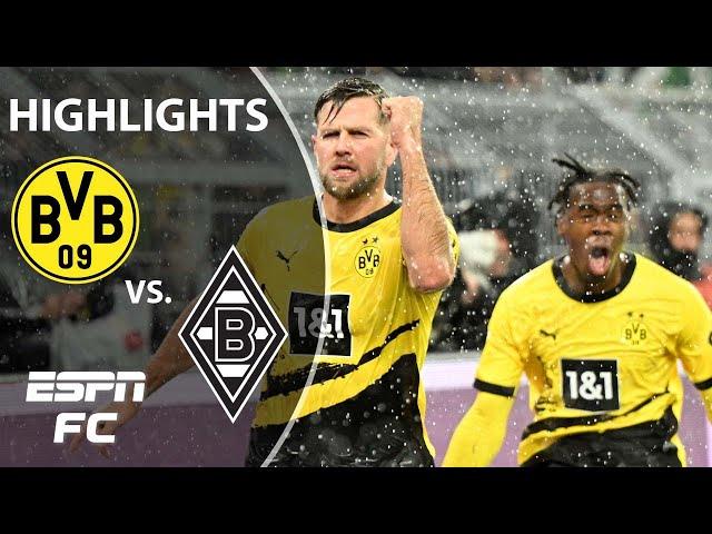 Borussia Dortmund vs. Borussia Mönchengladbach | Bundesliga Highlights | ESPN FC