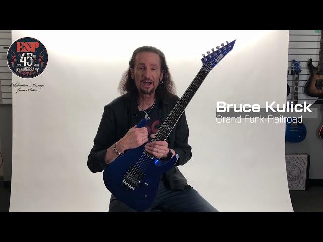 ESP Guitars: 45th Celebration message from Bruce Kulick (GFR)