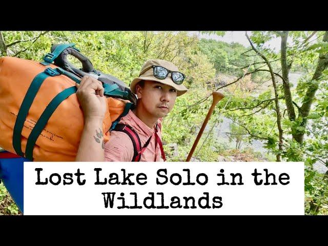 LOST LAKE SOLO INTO THE WILDLANDS | kawartha lakes camping #outdoors #fishing #adventure