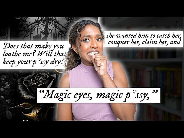 i read the booktok "dark academia" romantasy so you don't have to | GOTHIKANA reading vlog