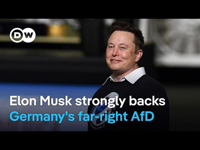 How influential is Musk among the far right in Germany? | DW News