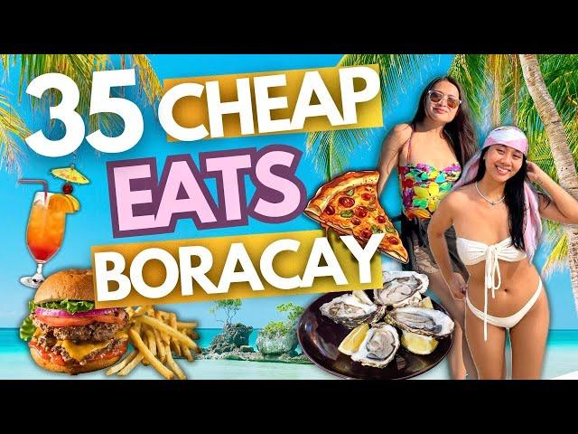 2025 Boracay Food Guide: 35 BUDGET Eats (w/ Prices) • Best Beachfront Restos • Food Trip Travel Vlog