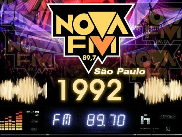 Radio Nova FM - Radio Dance de São Paulo nos anos 90 - Alguns sucessos tocados em 1992