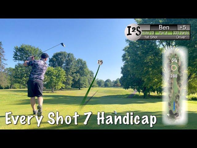 Every Shot of a 7 Handicap | Rawiga Golf Club | Back 9