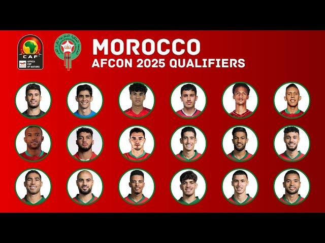 MOROCCO Squad For African Cup Of Nations 2025 Qualifiers | November 2024 | FootWorld