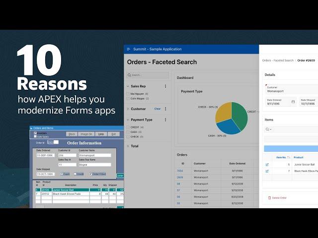 10 reasons Oracle APEX helps you accelerate the modernization of Oracle Forms apps!