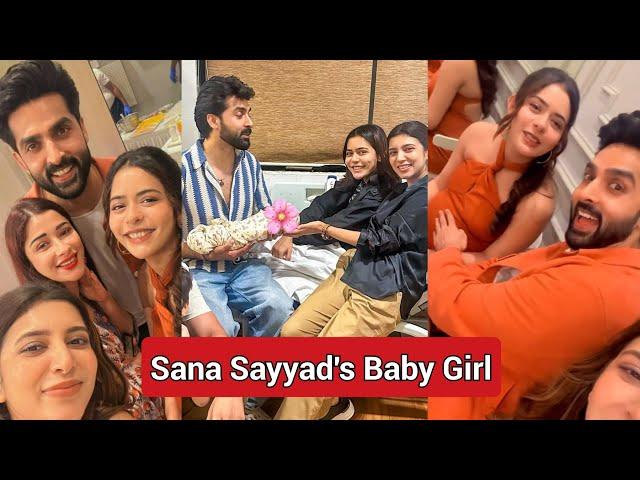 Adhvik Mahajan Meets Sana Sayyad's Baby Girl At Hospital | Sana Sayyad's Baby Shower, Nyra Banerjee
