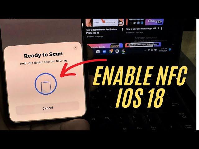 How to Enable NFC on any iPhone iOS 18