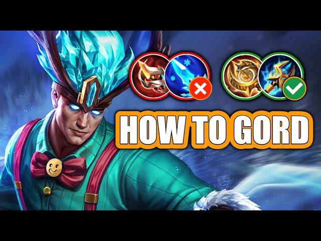 THE ONLY GORD BUILD THAT ACTUALLY WORKS