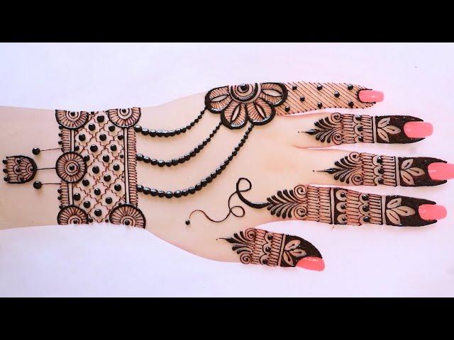 Latest Easy Backhand Mehandi design |Simple Mehandi design |Mehndi designs |Mehandi ka design Henna