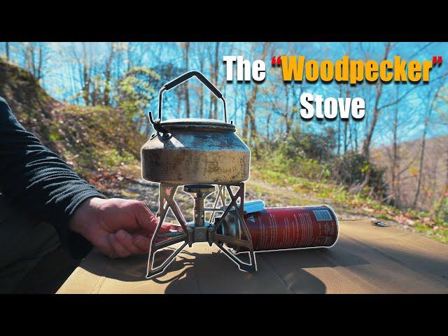 WEIRD - Modeled After a Woodpecker.... CAMPINGMOON XD-3 Butane Stove Review