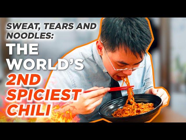 Taiwan's spiciest noodle challenge: Will he survive? | King Spicy J