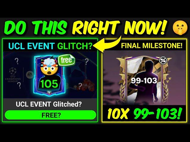 GLITCH? FREE 105 OVR Player , 10X 99-103 Pack OPENING | Mr. Believer