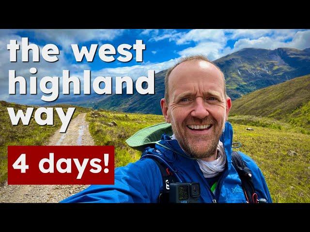The West Highland Way in four days | May 2022