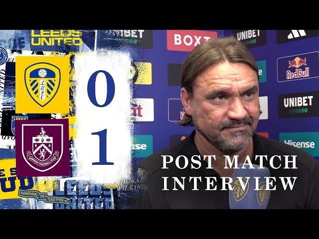 Daniel Farke reaction | Leeds United 0-1 Burnley | EFL Championship