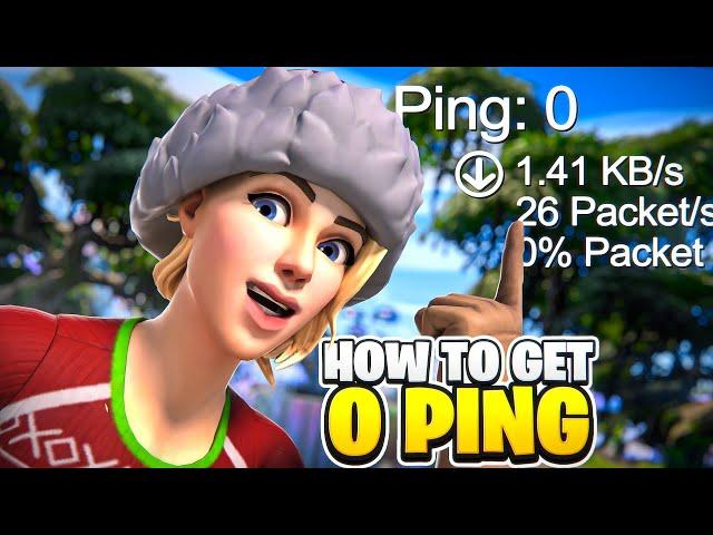 HOW TO GET ZERO PING | HOW TO LOWER YOUR PING | FORTNITE CHAPTER 3 SEASON 4