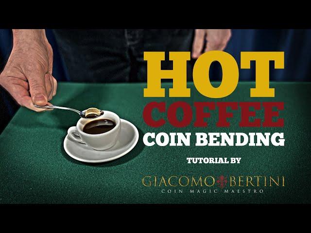 How to BEND a COIN - Coin Magic Easy - TUTORIAL by Bertini