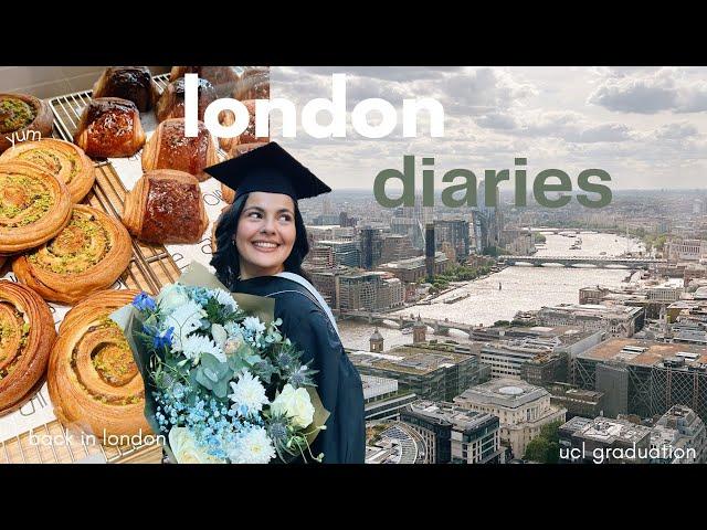 london diaries | back in my fav city + UCL graduation - a vlog