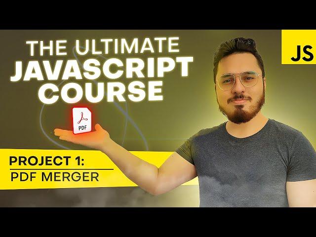 Project 1: PDF Merger WebApp Using JavaScript & Bootstrap | JavaScript Tutorial in Hindi #102