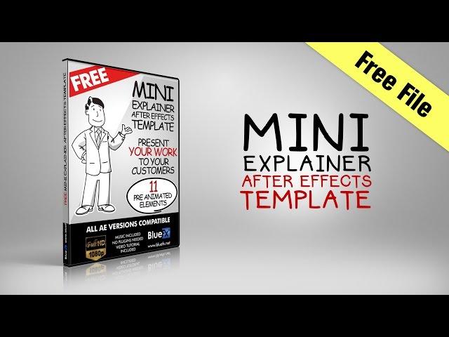 Free Explainer Video Template made in After Effects