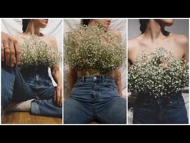 Taking The Classic Pinterest Flower Bodice Picture