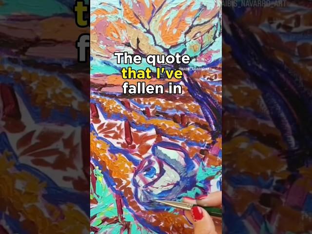 The quote I've fallen in love with #art #oilpainting #landscapepainting