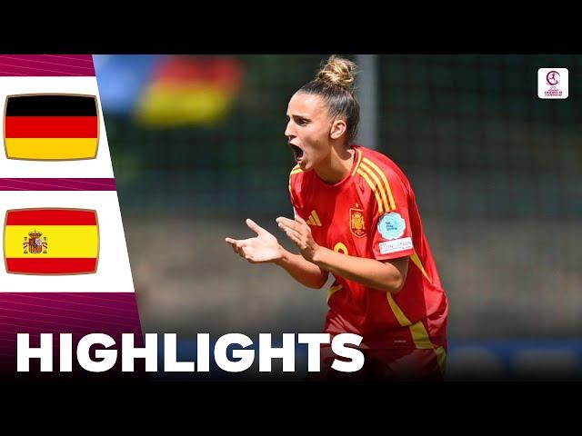 Spain vs Germany | Highlights | U19 Women's European Championship 21-07-2024