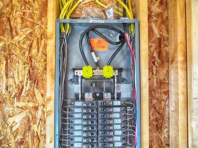 How to wire a house