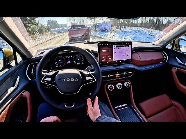 2025 Skoda Kodiaq side by side Subaru Forester | POV Test Drive