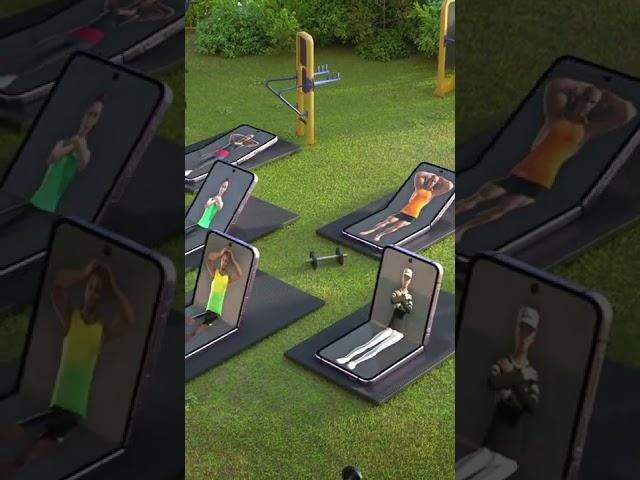 Galaxy Z Flip4: Join The Flip Side - Sit-ups | Samsung
