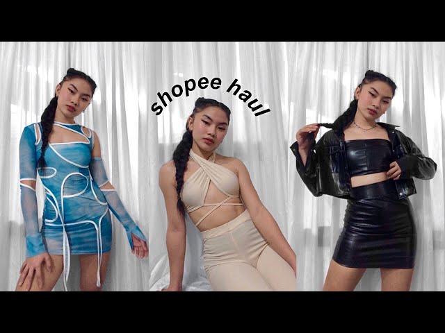 HUGE SHOPEE TRY ON HAUL + GIVEAWAY (sets, dresses, tops + bottoms) | Sarah Perez