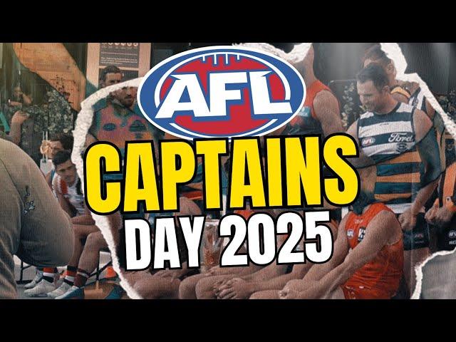 AFL CAPTAINS DAY 2025